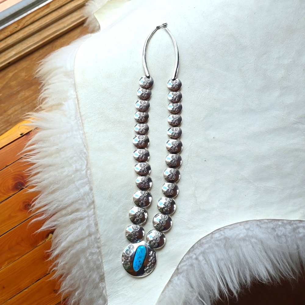 Double-sided Sterling Silver Pillow Storyteller Necklace